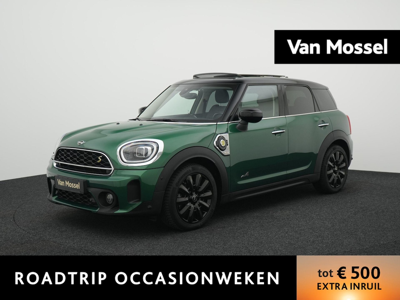 MINI Countryman - 1.5 Cooper S E ALL4 Chili | PANORAMADAK | STOELVERWARMING | LEDER | NAVIGATIE | CAMERA - AutoWereld.nl
