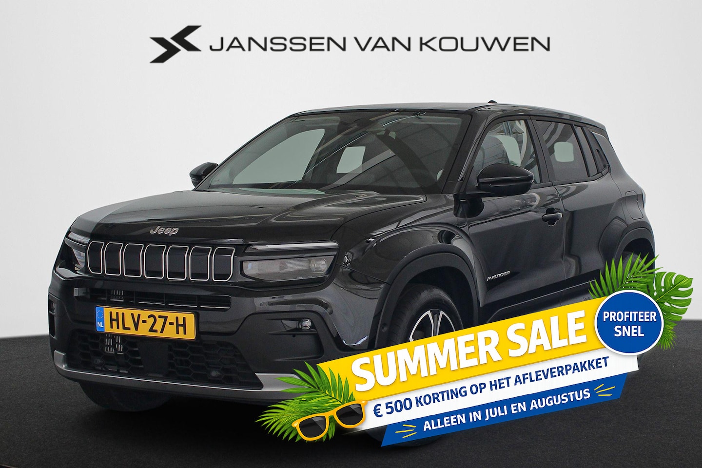 Jeep Avenger - 1.2 e-Hybrid Summit JBL Audio Stoel-Voorruitverwarming Keyless - AutoWereld.nl