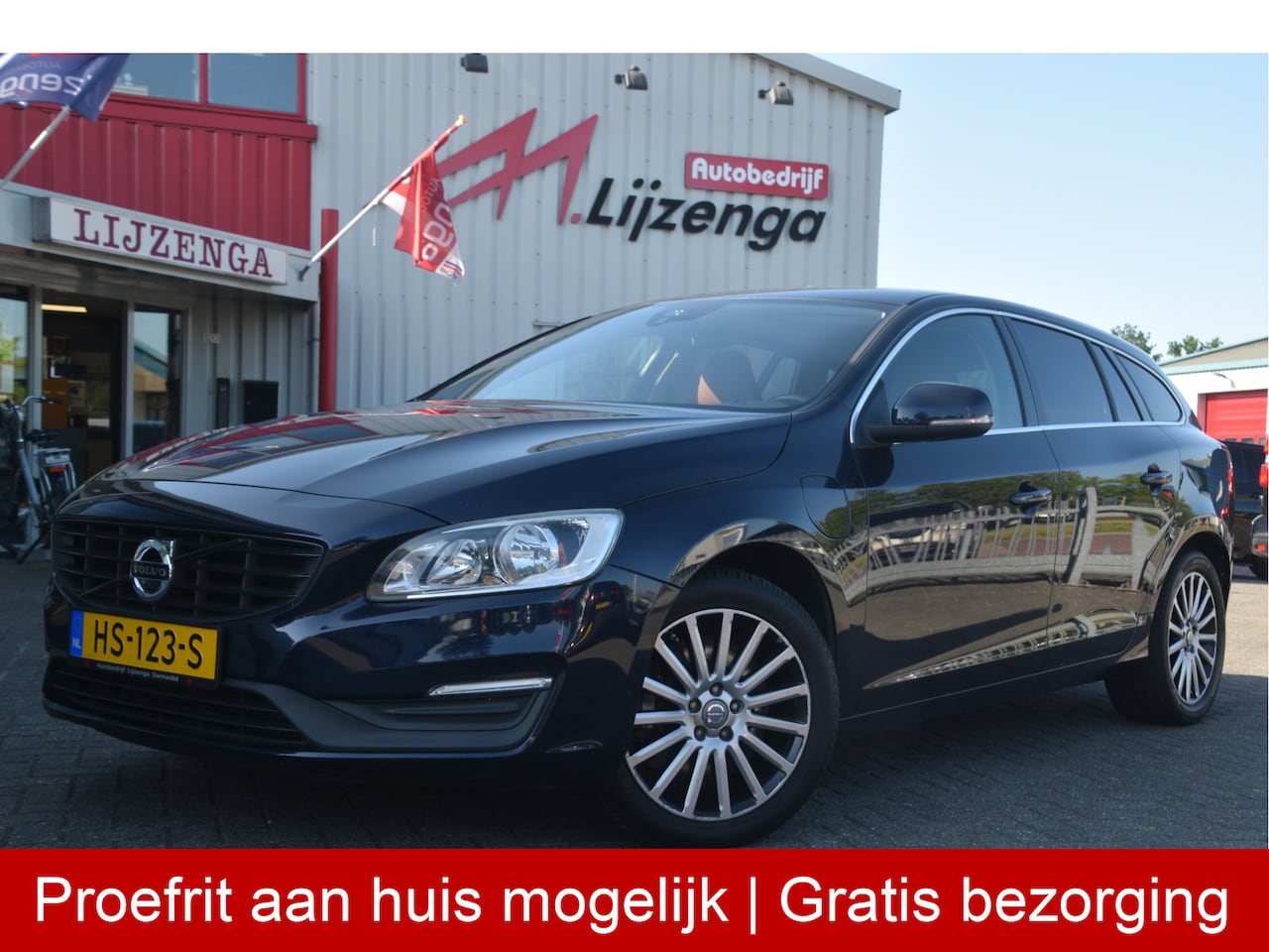 Volvo V60 - 2.4 D6 Twin Engine Summum Leer | Clima | Cruise | Navi | PDC | LMV - AutoWereld.nl