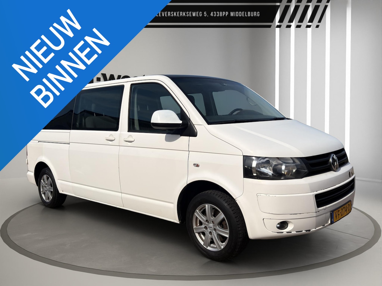 Volkswagen Transporter - 2.0 TDI L2H1 DC Dubbele cabine Airco Cruise 5 Pers - AutoWereld.nl
