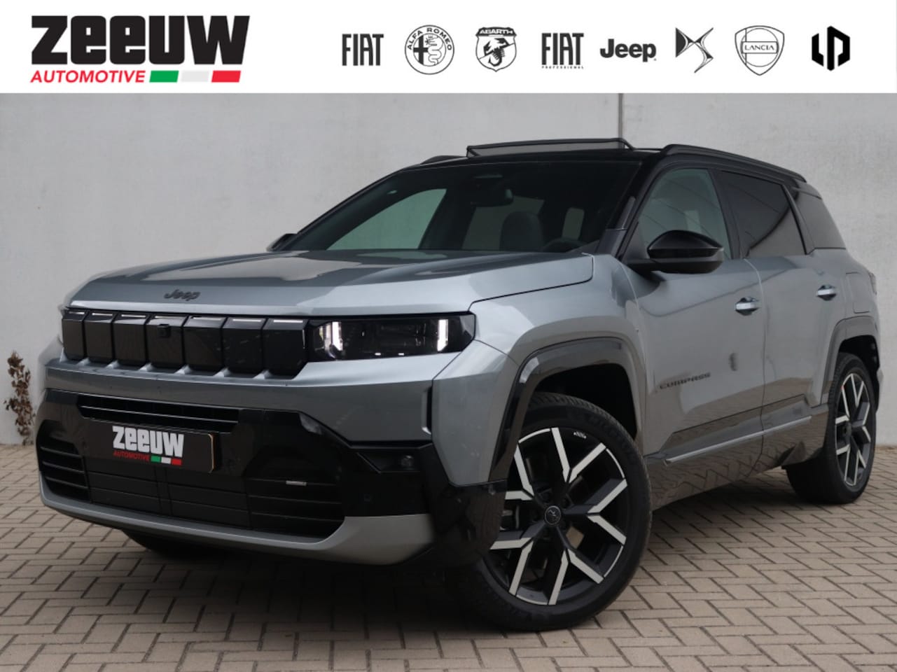Jeep Compass - First Edition 74 kWh | Schuifdak | Premium | 360cam | 20" - AutoWereld.nl