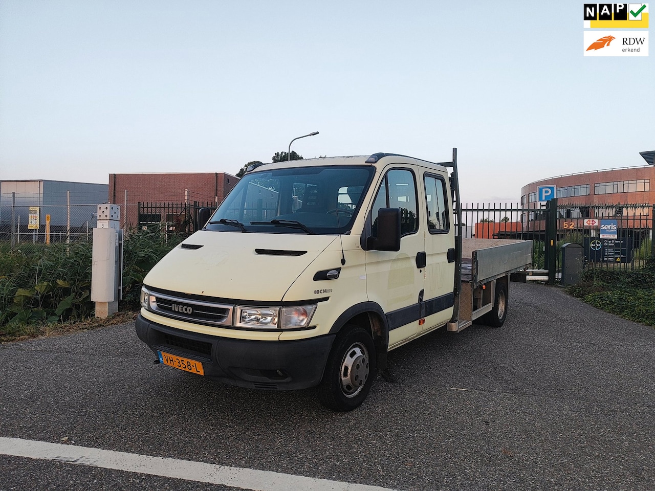 Iveco Daily - 40C14 410 DC Pick-up Kraan! Apk! Nap!!! - AutoWereld.nl