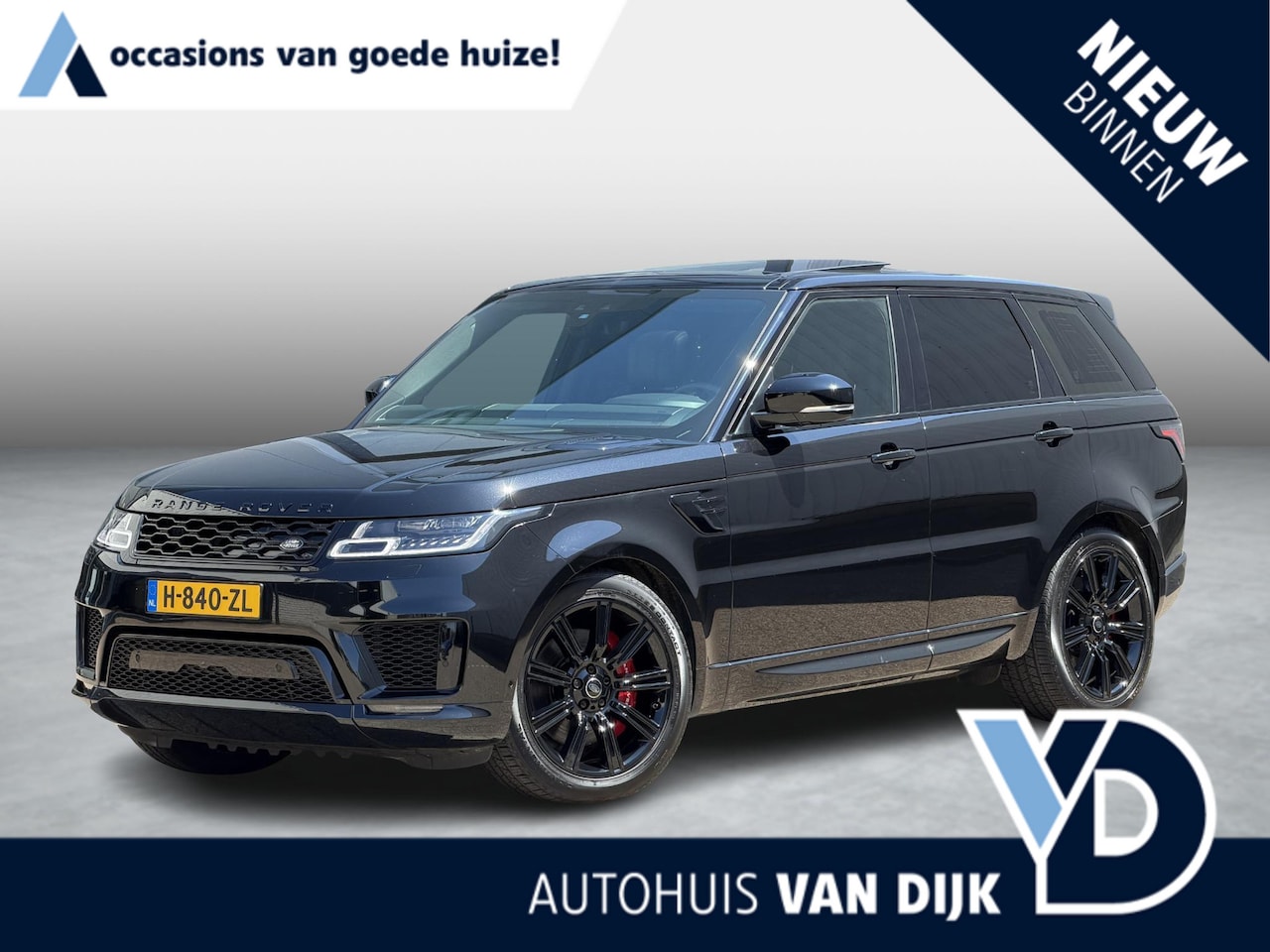 Land Rover Range Rover Sport - P400e HSE | Meridian/Pano-Dak/Black Pack/Memory/Leder/21-inch/360° camera - AutoWereld.nl