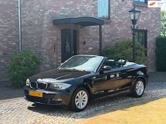 BMW 1-serie Cabrio - 118i sport Airco zwart