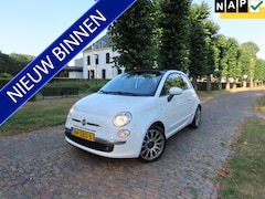 Fiat 500 C - 0.9 TwinAir Lounge Cabrio Leer/Stof Airco Carplay Pdc Lm Velgen*NL Auto*Apk t/m 1-5-2027