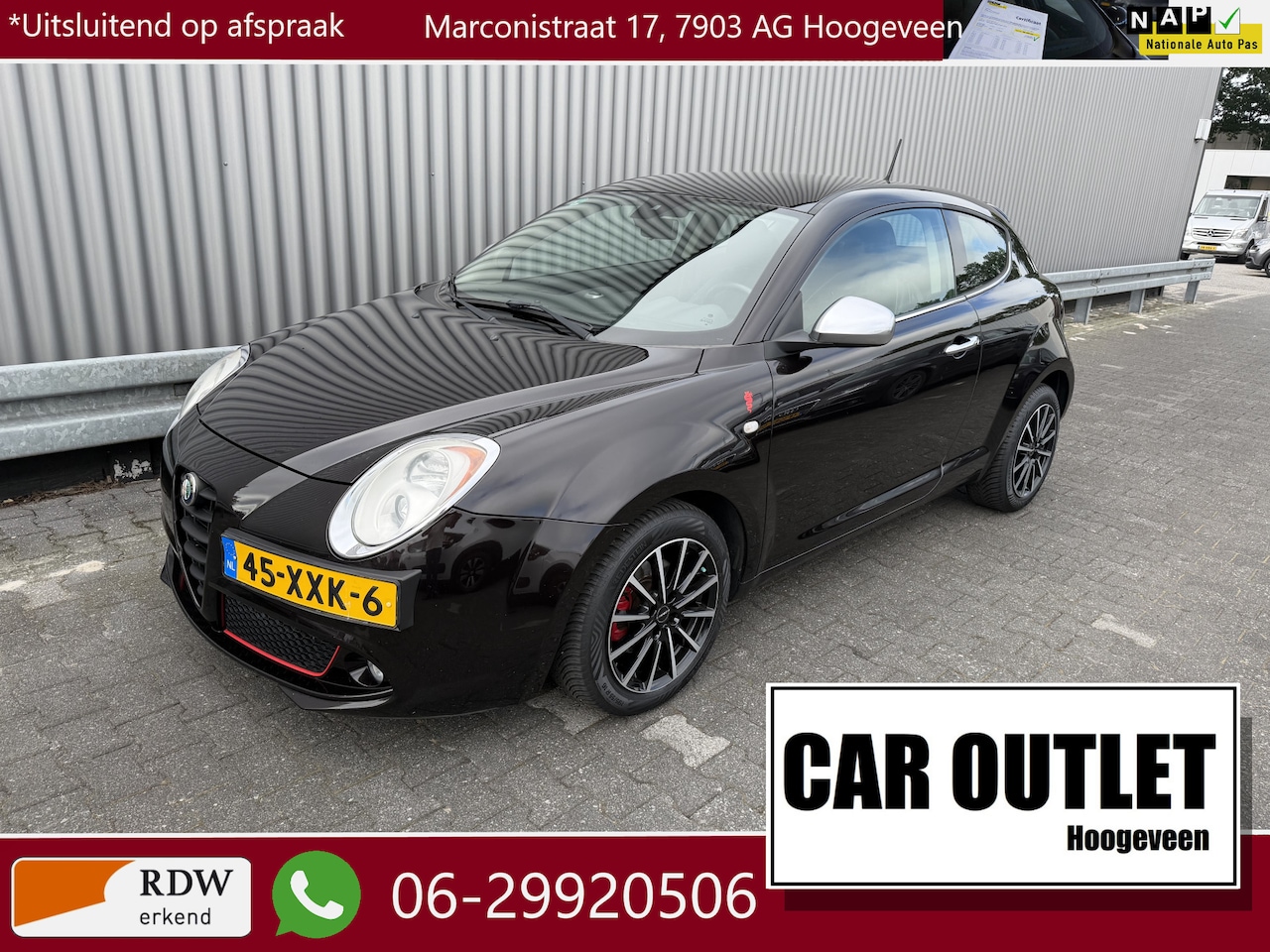 Alfa Romeo MiTo - 1.3 JTDm ECO Distinctive 141Dkm NAP, Leer, Clima LM --Inruil Mogelijk-- - AutoWereld.nl