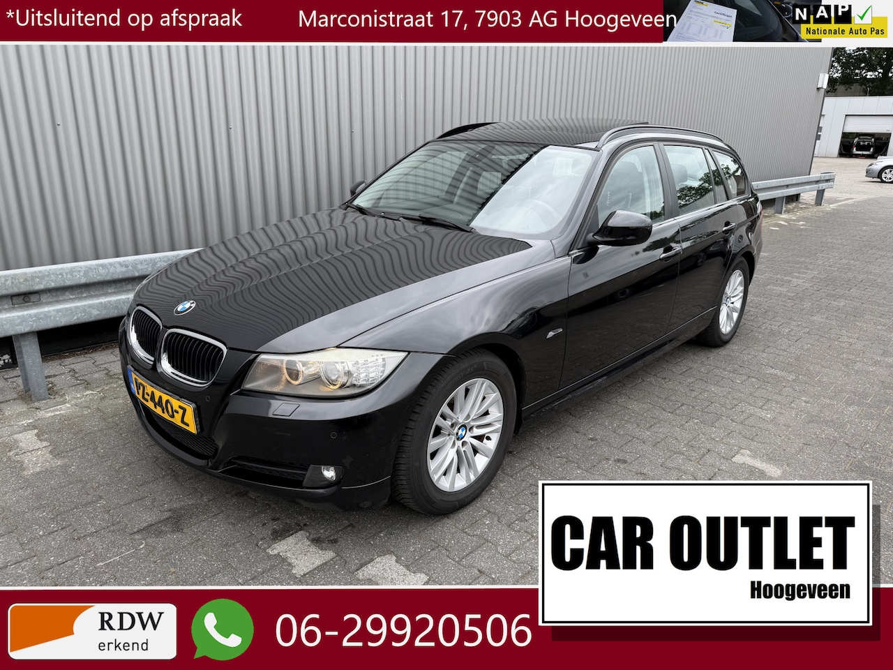 BMW 3-serie Touring - 318i High Executive Navi, LM, AUTOMAAT --Inruil Mogelijk-- - AutoWereld.nl