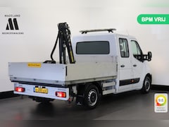 Opel Movano - 2.3 CDTI BiTurbo L2 Openlaadbak - Airco - Navi - HIAB kraan - € 18.950, - Excl