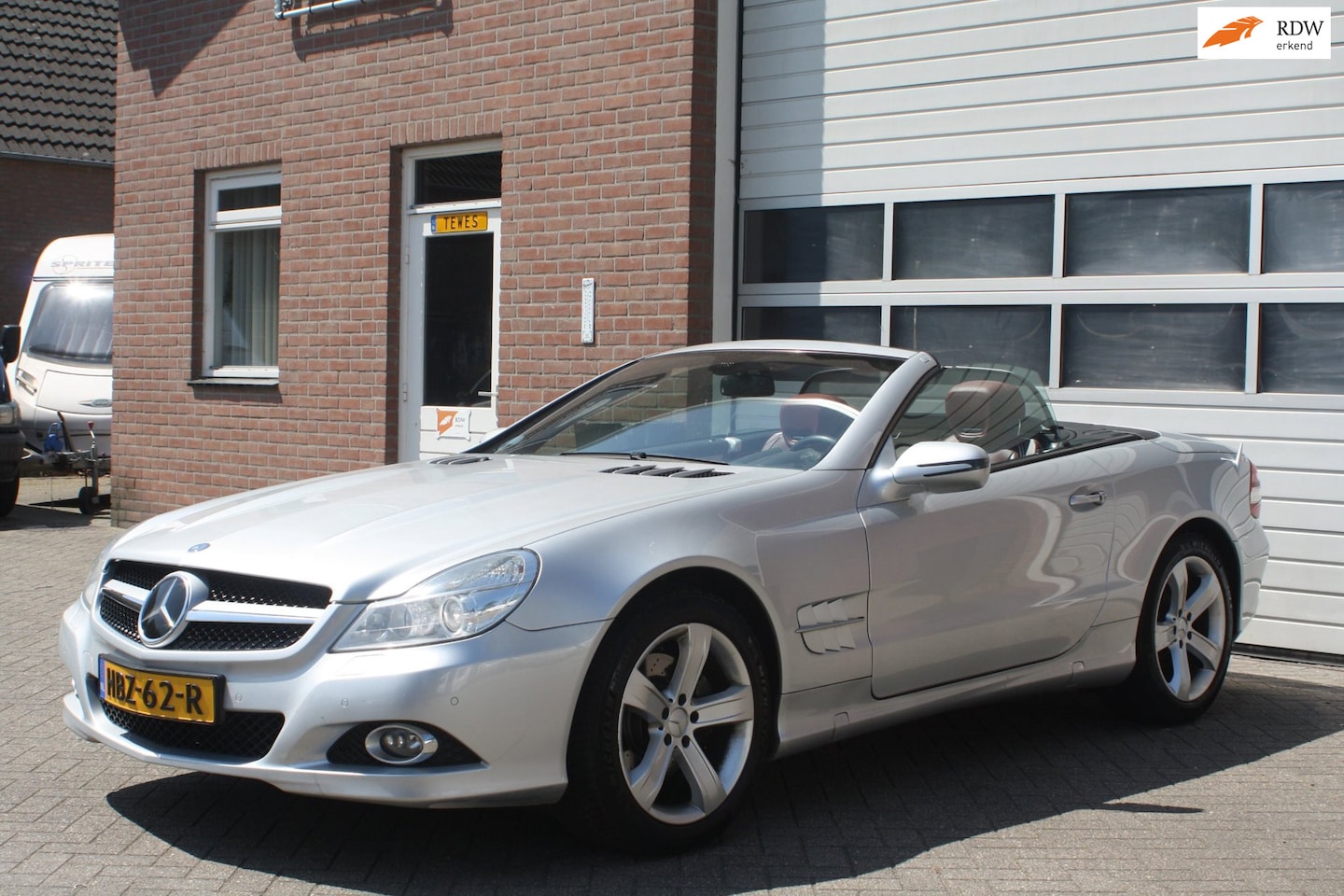 Mercedes-Benz SL-klasse Cabrio - 350 Stoelverwarming, Stoelverkoeling, Parkeer sensoren voor en achter, xenon, nek verwarmi - AutoWereld.nl