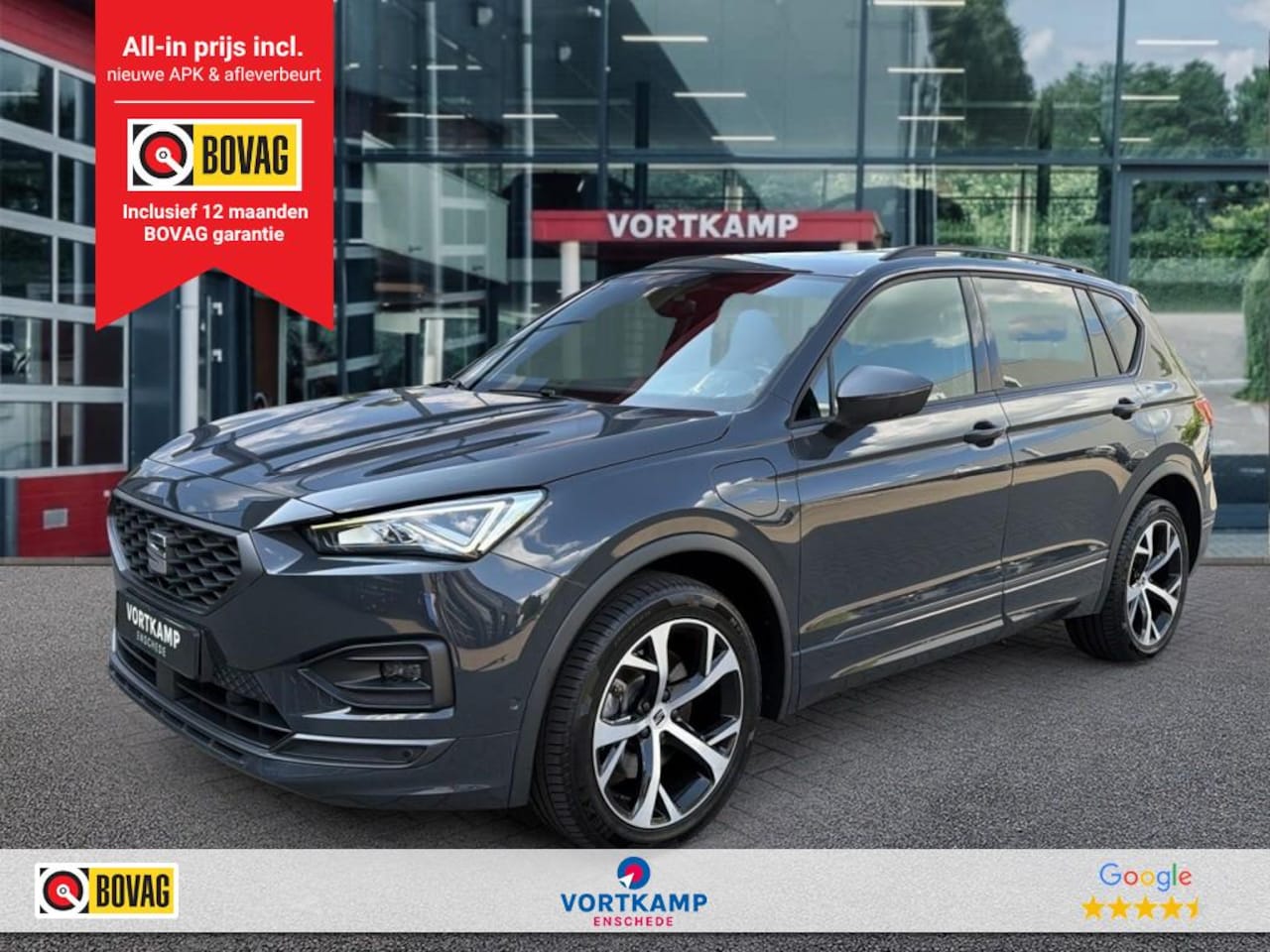SEAT Tarraco - 1.4 TSI eHYBRID FR TREKHAAK/CAMERA/ELEK-KLEP/ACC/MEM/STOELVERW - AutoWereld.nl