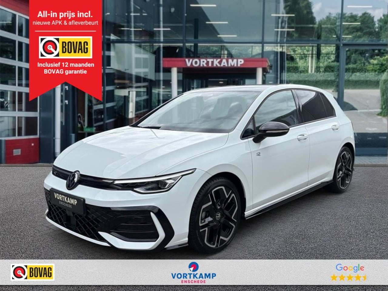 Volkswagen Golf - 1.5 eTSI DSG R-LINE 360CAMERA/ACC/STOEL+STUURVERW/CARPLAY - AutoWereld.nl