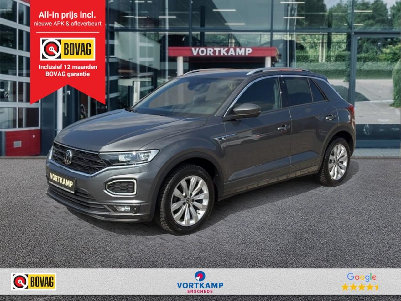 Volkswagen T-Roc - 1.5 TSI DSG R-LINE AFN.TREKHAAK/CAMERA/ELEK-KLEP/ACC/DIG-DASH/STOELVERW - AutoWereld.nl