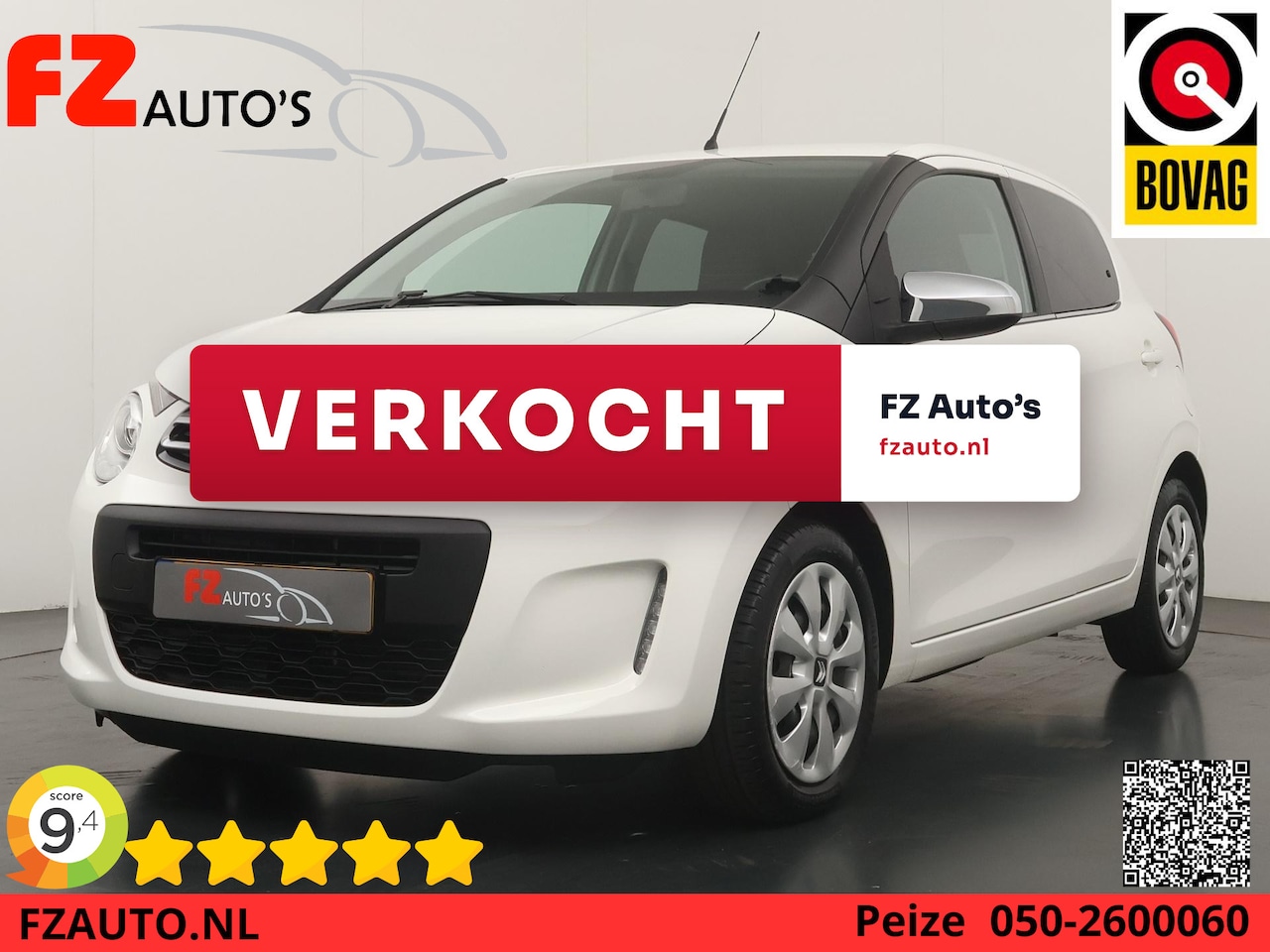 Citroën C1 - 1.0 VTi Feel - Airconditioning - Bluetooth - AutoWereld.nl