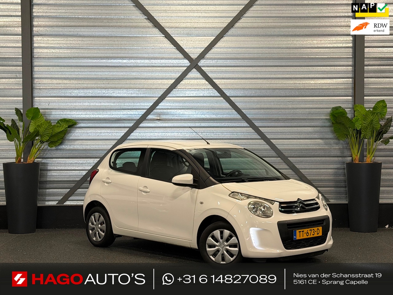 Citroën C1 - 1.0 VTi Feel LED/AIRCO/CRUISE/ELEK-RAMEN/2E-EIG/DEALER-ONDERH/BT-AUDIO - AutoWereld.nl