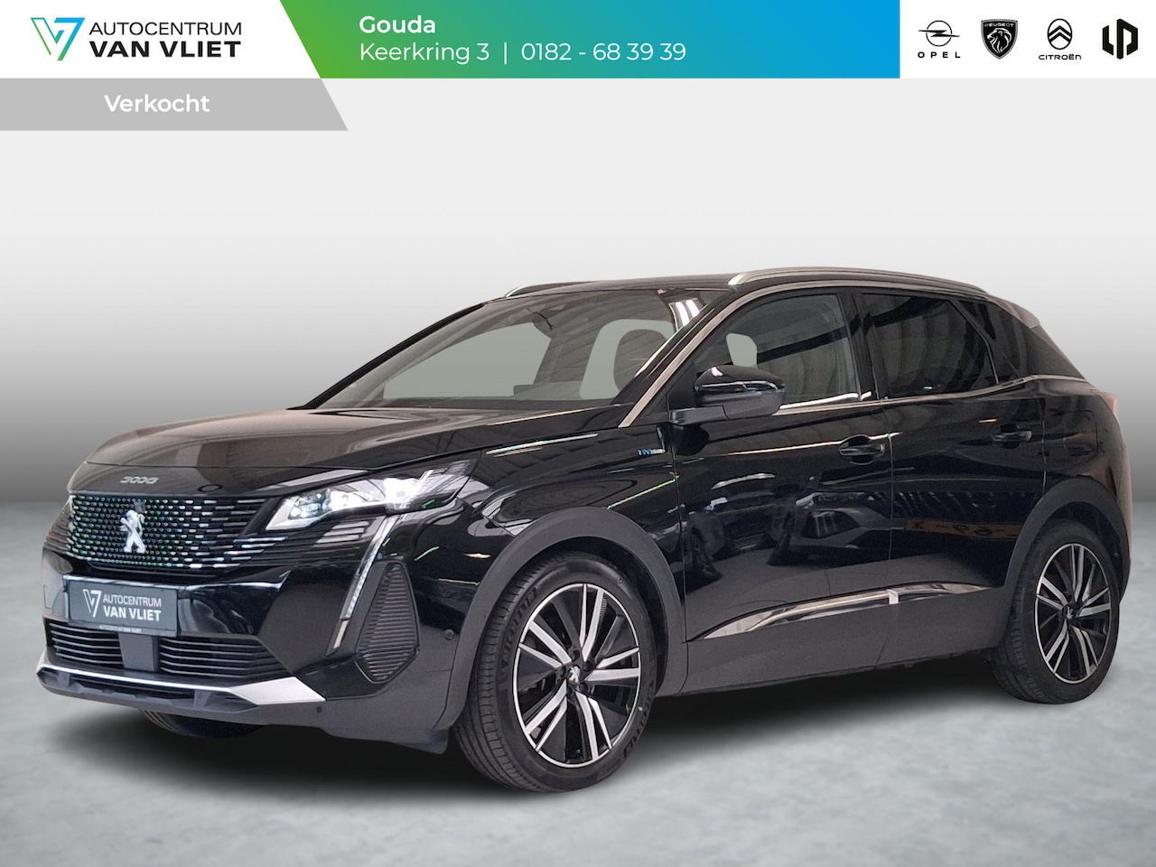 Peugeot 3008 - 1.6 HYbrid 225 Blue Lease GT SOH 92% | Automaat | Leder | Navigatie | 360° Camera | Koffer - AutoWereld.nl