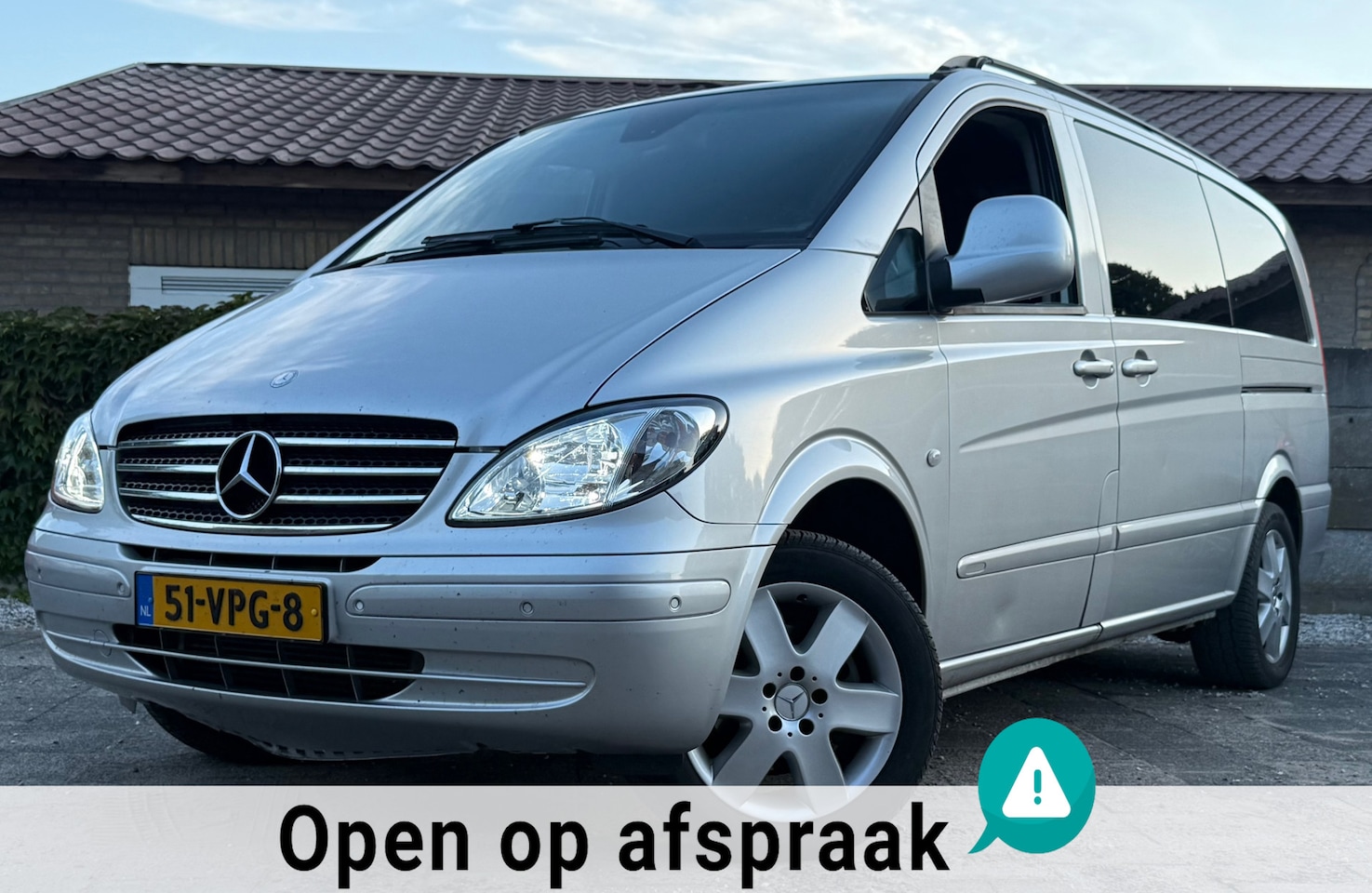 Mercedes-Benz Vito - 120 CDI 320 Lang DC luxe|NAP|Automaat|3.0CDi|BTW|DubbelCabine|Luchtvering - AutoWereld.nl