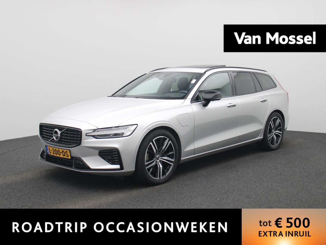 Volvo V60 - 2.0 T6 Recharge AWD R-Design | PANORAMADAK | HEAD-UP DISPLAY | HARMAN KARDON | STOELVERWAR - AutoWereld.nl