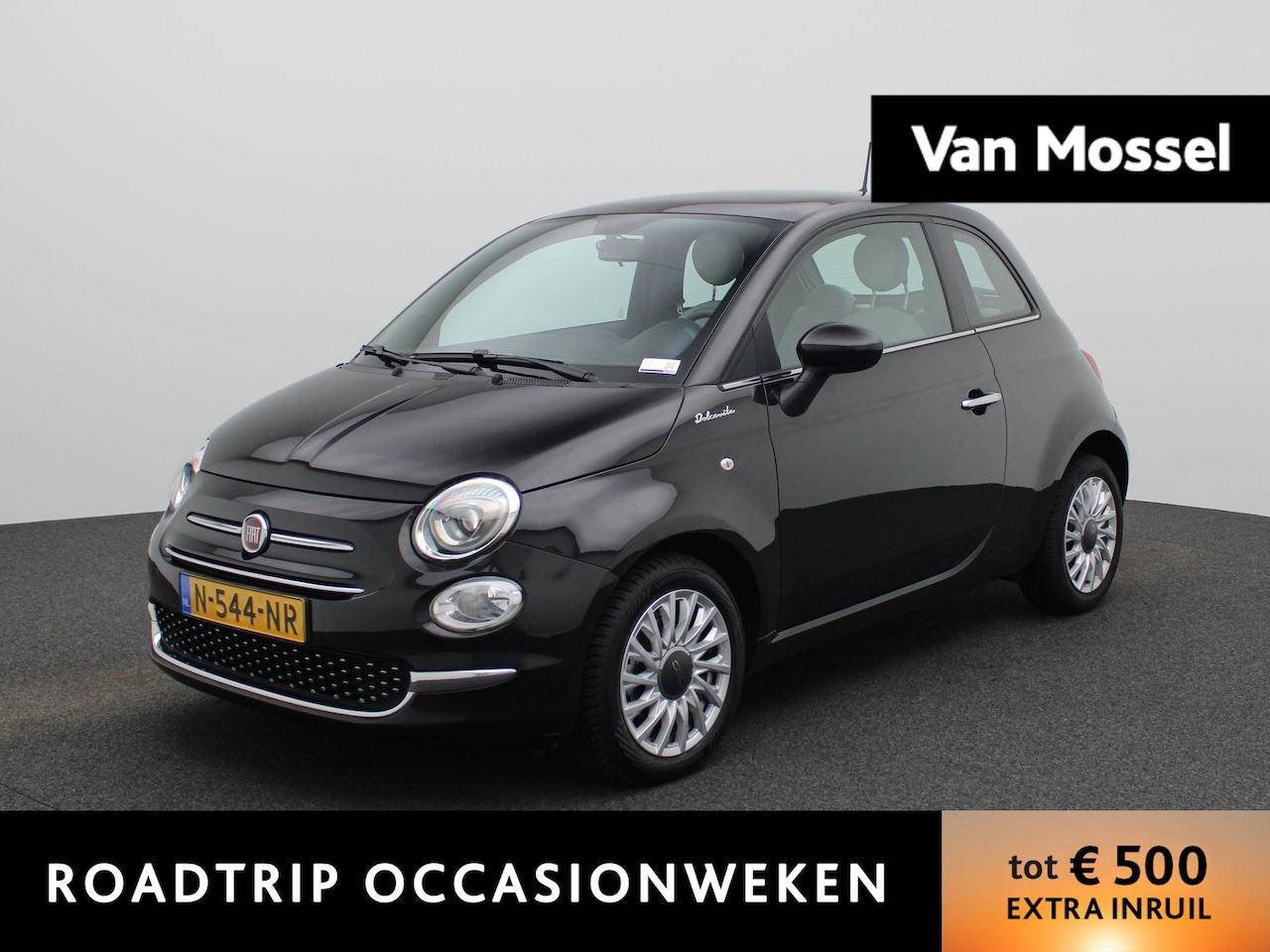 Fiat 500 - 1.0 Hybrid Dolcevita | Apple/Android Play | Cruise | DAB | Panorama Dak | PDC | 12 Maand B - AutoWereld.nl