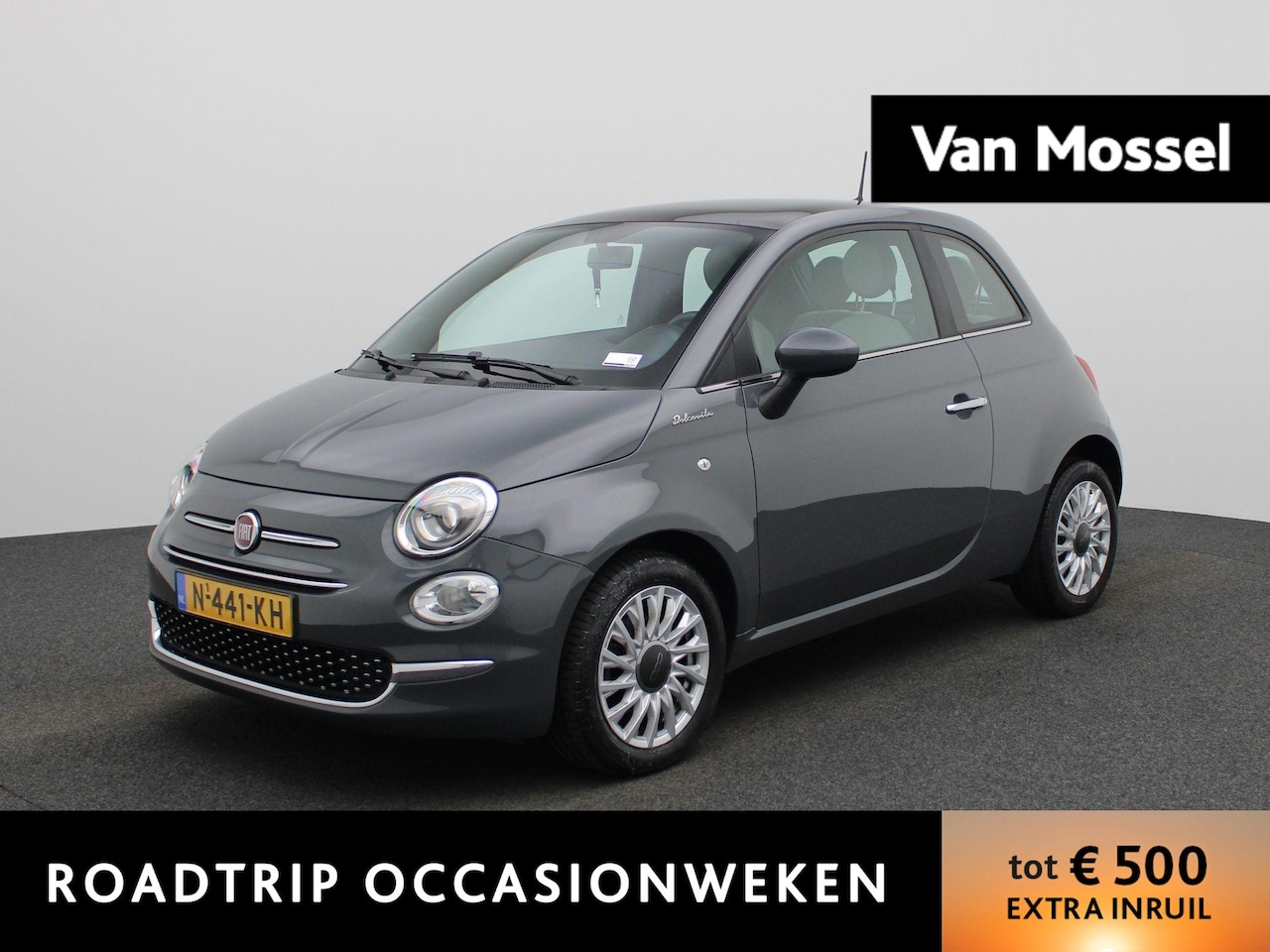 Fiat 500 - 1.0 Hybrid Dolcevita PANORAMADAK | APPLE CARPLAY | LMV | CRUISE | AIRCO | RADIO | BLUETOOT - AutoWereld.nl