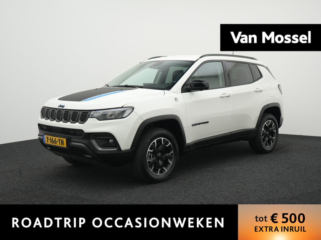 Jeep Compass - 4xe 240 Plug-in Hybrid Electric Trailhawk | LEDER | MEMORY STOEL | NAVIGATIE | CAMERA - AutoWereld.nl