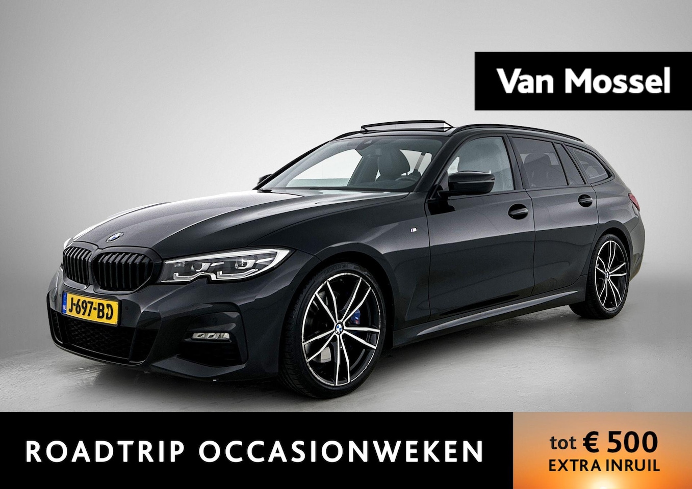 BMW 3-serie Touring - 330i High Executive Edition | M SPORTPAKKET | PANORAMADAK | LEDER | ACHTERUITRIJCAMERA | S - AutoWereld.nl