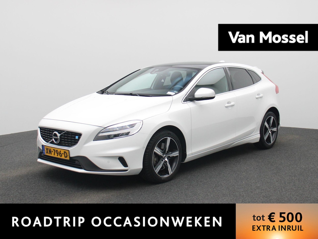 Volvo V40 - 1.5 T3 Polar+ Sport AUTOMAAT | PANORAMADAK | HALF-LEDER | CLIMATE CONTROL | NAVIGATIE - AutoWereld.nl