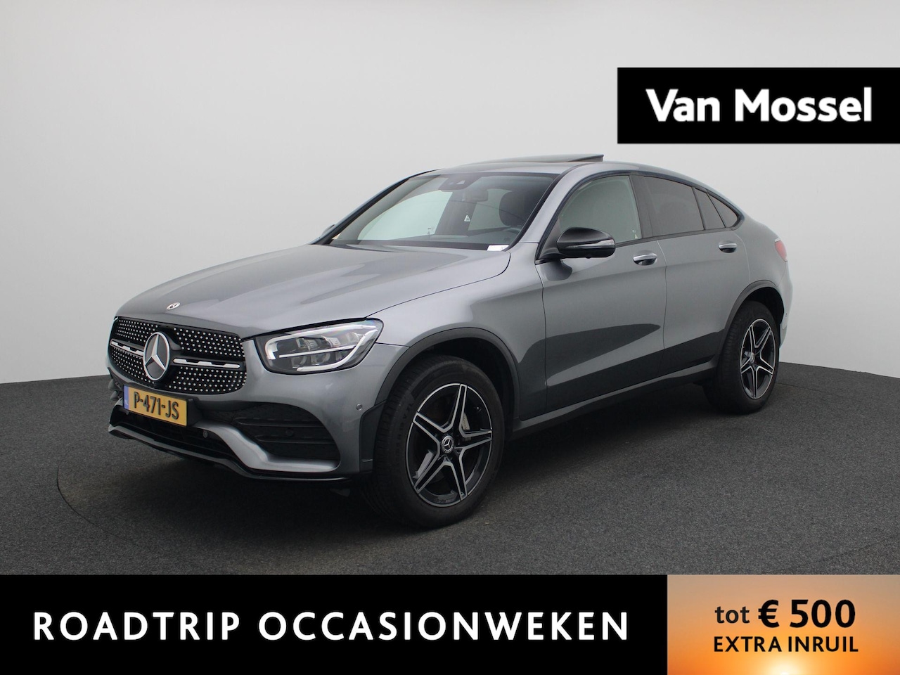 Mercedes-Benz GLC-klasse Coupé - 300e 4MATIC Business Solution AMG | SCHUIFDAK | 360 CAMERA | STOELVERWARMING | NAVIGATIE | - AutoWereld.nl
