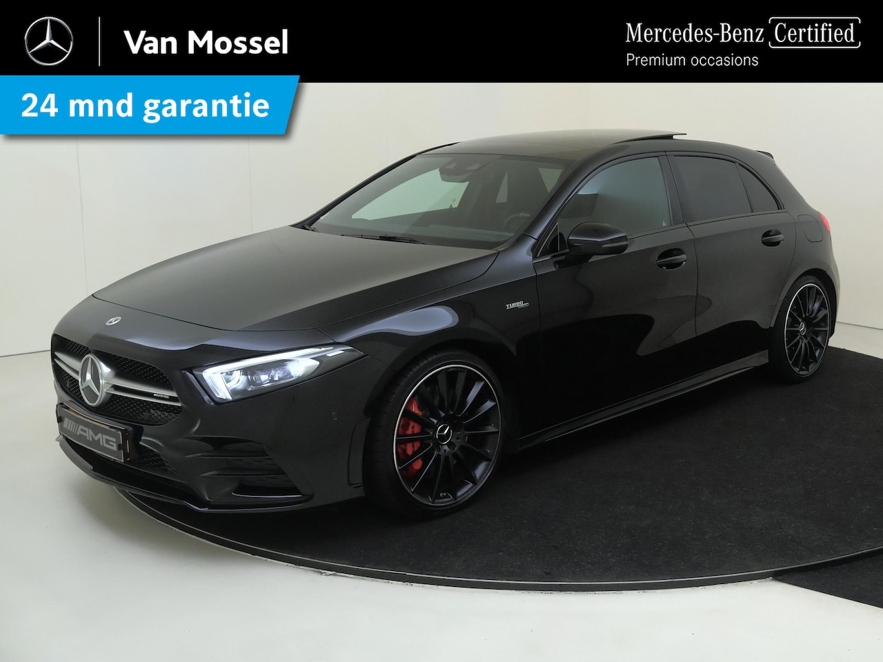 Mercedes-Benz A-klasse - AMG 35 4MATIC / Panoramadak/ Night/ 19 inch/ Sfeerverlichting - AutoWereld.nl