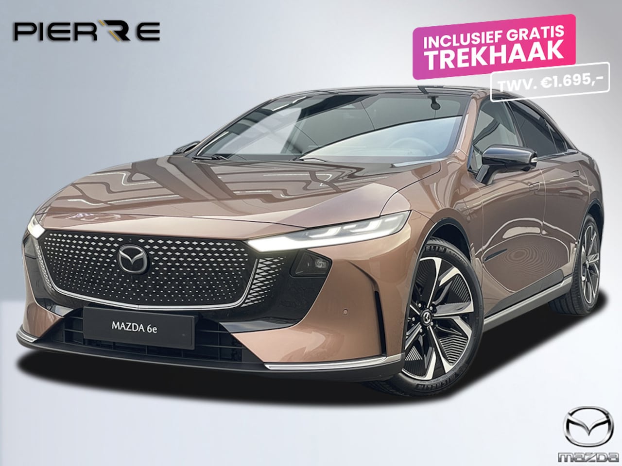Mazda 6e - Takumi Business Edition 68.8 kWh | ZWART LEDER | NAVI | PANO | 360 CAMERA | GRATIS TREKHAA - AutoWereld.nl