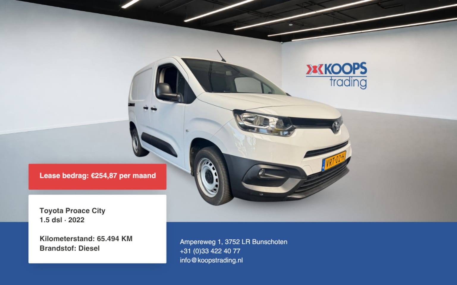 Toyota ProAce City - 1.5 dsl Airco carplay euro 6 Apk 2027 - AutoWereld.nl