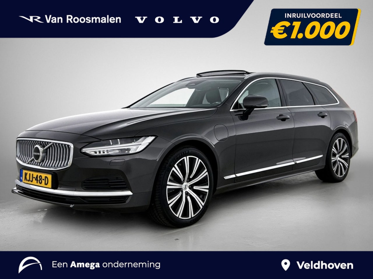 Volvo V90 - 2.0 T8 AWD UItimate Bright - AutoWereld.nl