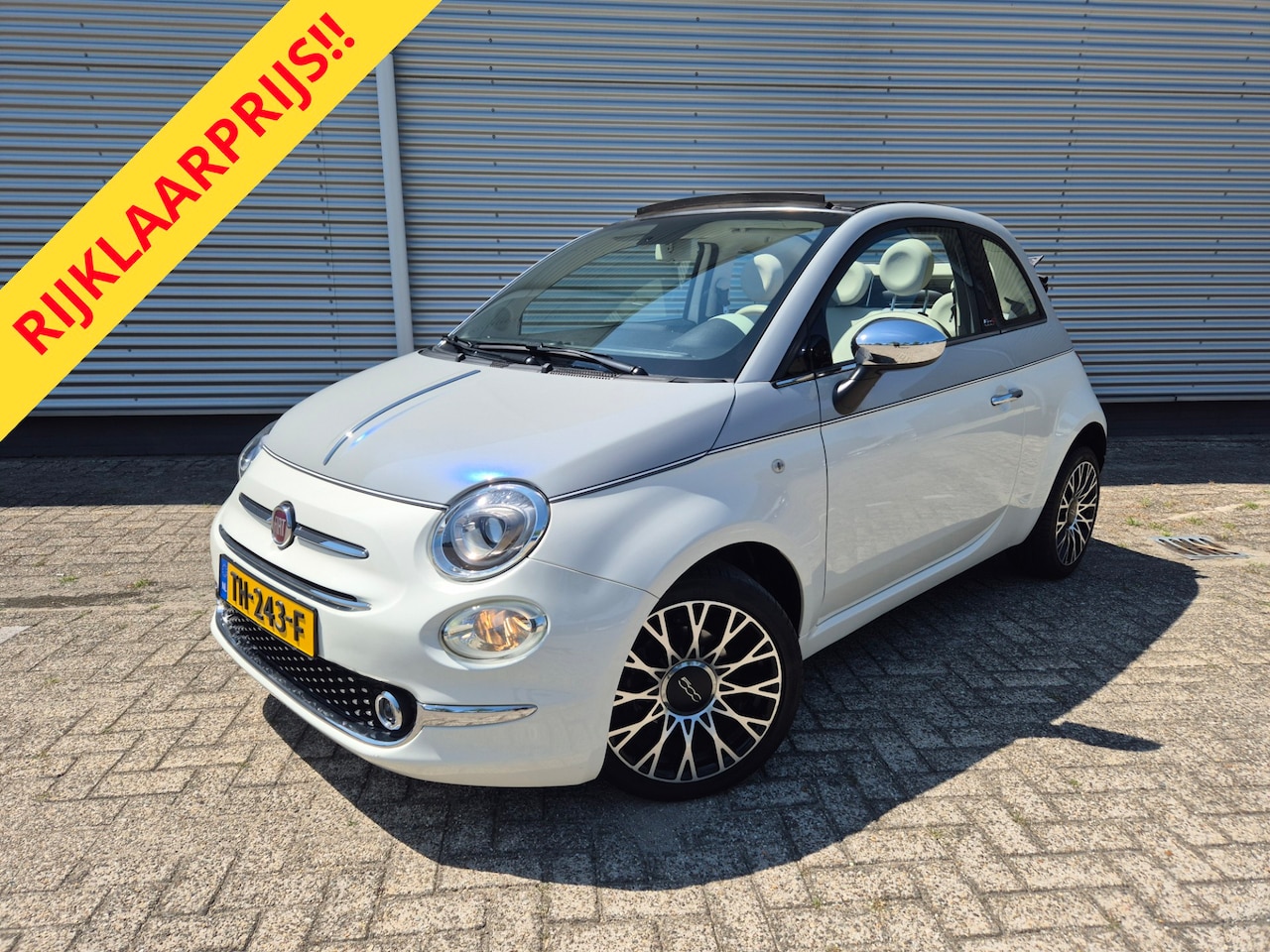 Fiat 500 C - Cabriolet,TwinAir Turbo Mirror,Navigatie,Clima,Two Tone, - AutoWereld.nl