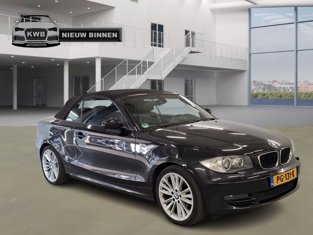 BMW 1-serie Cabrio - 120d High Executive Leer Xenon Navi - AutoWereld.nl