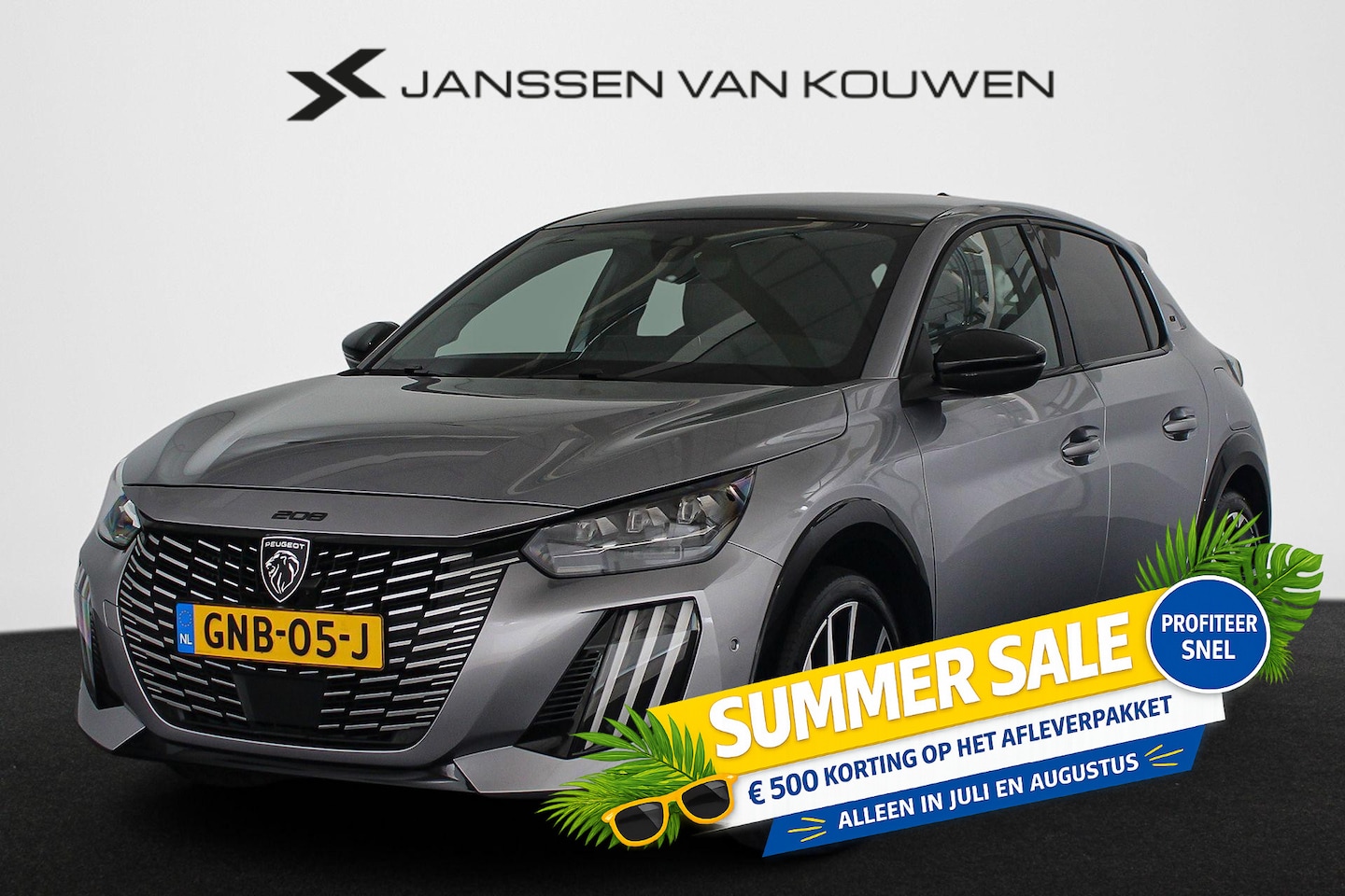 Peugeot 208 - 1.2 Hybrid 100 e-DCS6 GT Automaat Panoramadak Keyless Dodehoek - AutoWereld.nl