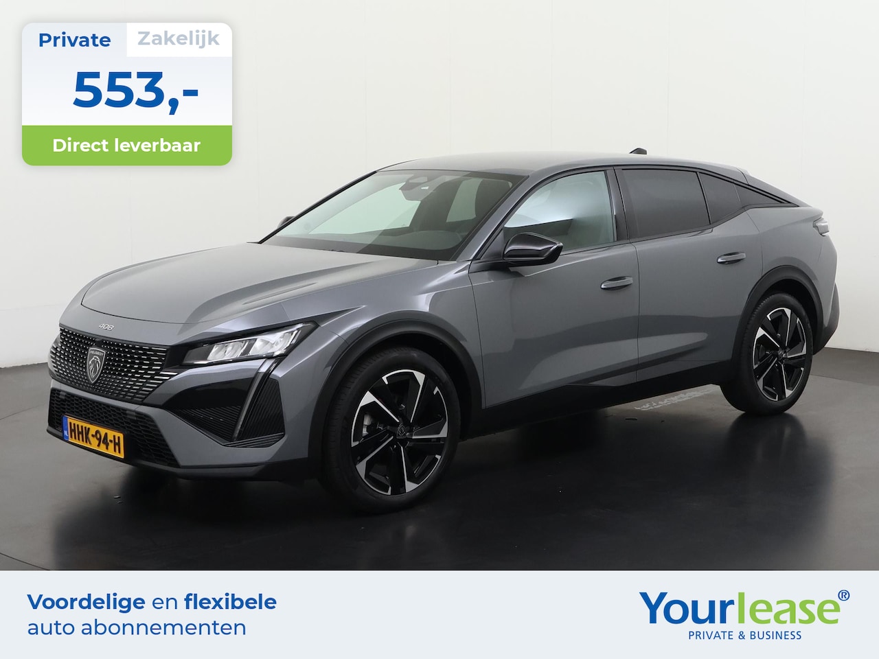 Peugeot 408 - 1.2 Hybrid 145 e-DCS6 Allure | All-in 553,- Private Lease | Direct uit voorraad - AutoWereld.nl