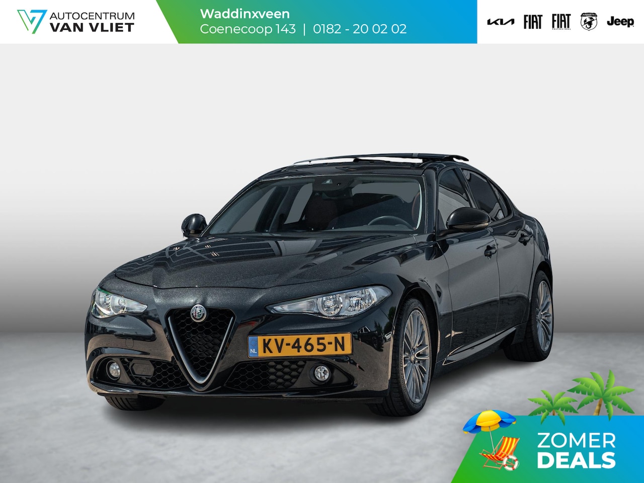 Alfa Romeo Giulia - 2.0 Turbo Aut. 200pk Super | Bruin Leder | Schuif/Kanteldak | 18" - AutoWereld.nl
