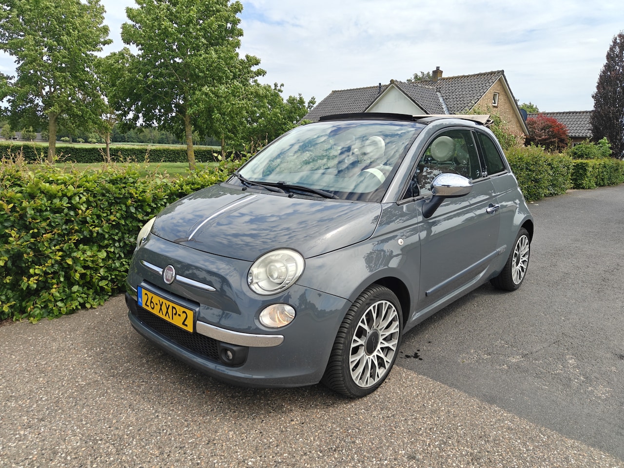 Fiat 500 C - 0.9 TwinAir Lounge CLIMA/NAVI BJ 2012 - AutoWereld.nl