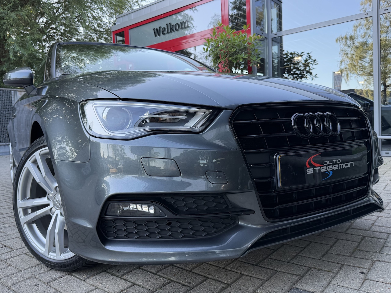 Audi A3 Cabriolet - 1.4 TFSI 150PK *!* S-LINE *! *!* NAVI/ BI-XENON/ AIR SCARF/ LEDER/ PDC *!* - AutoWereld.nl