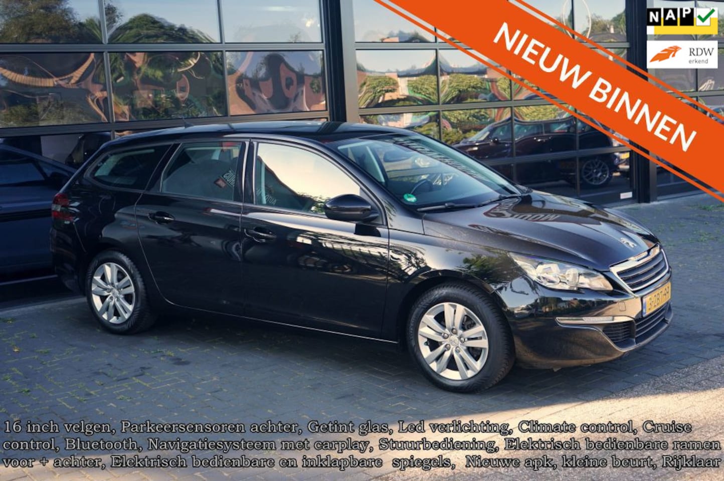 Peugeot 308 SW - 1.2 PureTech Active 1.2 PureTech Active, PDC, Clima, Navi, Panodak, CC - AutoWereld.nl
