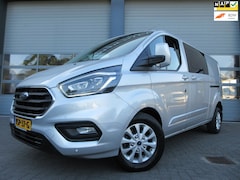 Ford Transit Custom - 320 2.0 TDCI L2, Limited, DC, Dubbel Cabine, LED, 2x schuifdeur, Camera