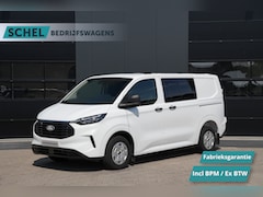 Ford Transit Custom - 320 2.0 TDCI L1H1 Trend DC 136pk - 2x Schuif - Stoel/stuurverwarming - Cruise - Navi - Cam