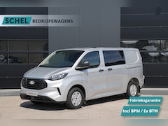 Ford Transit Custom - 320 2.0 TDCI L1H1 Trend DC 136pk - 2x Schuif - Stoel/stuurverwarming - Cruise - Navi - Cam