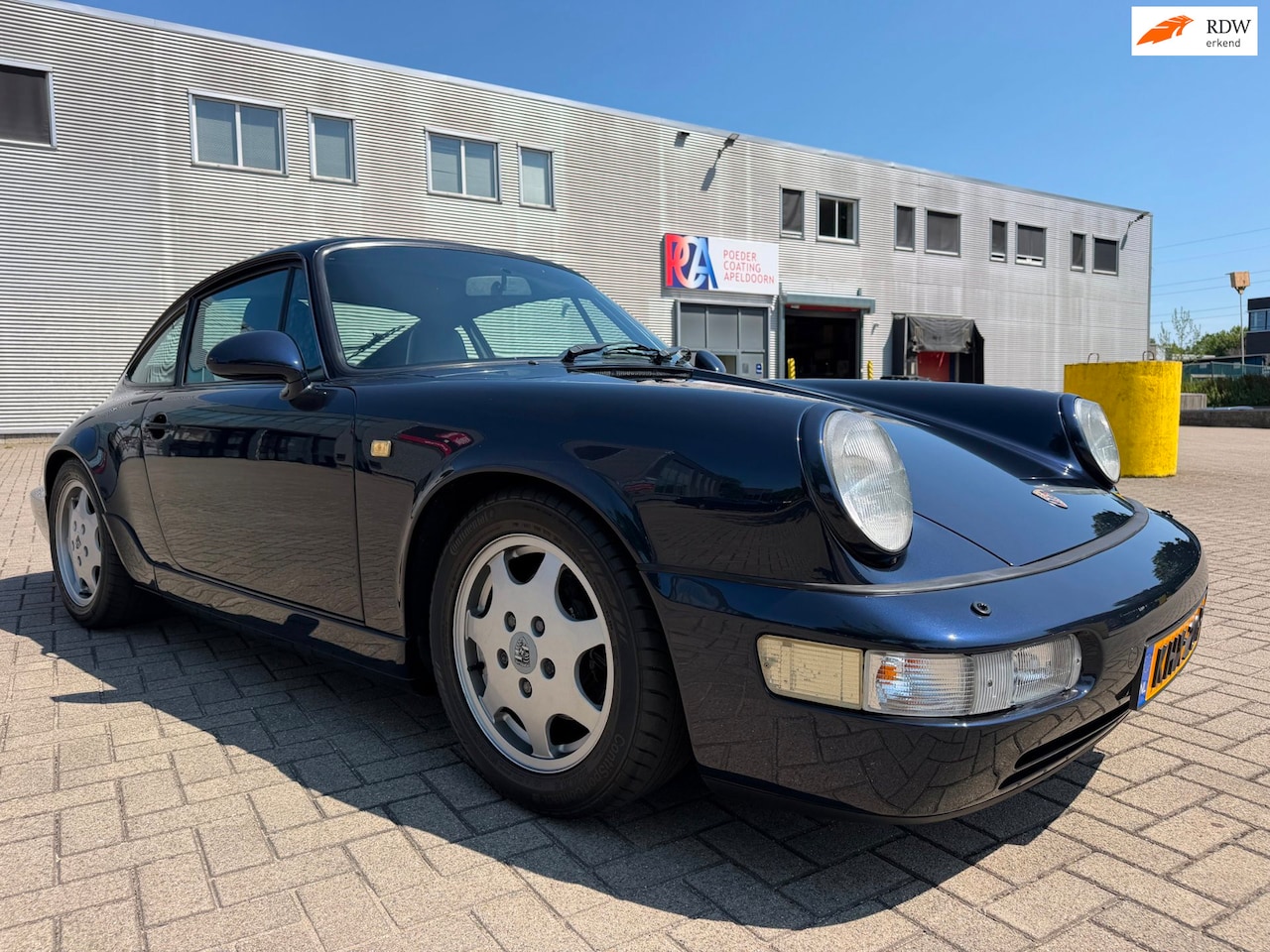 Porsche 911 - 964 carrera 2 3.6 Coupé 2e eigenaar 90.000 km, airco, concours staat , schuif/kantel zwart - AutoWereld.nl