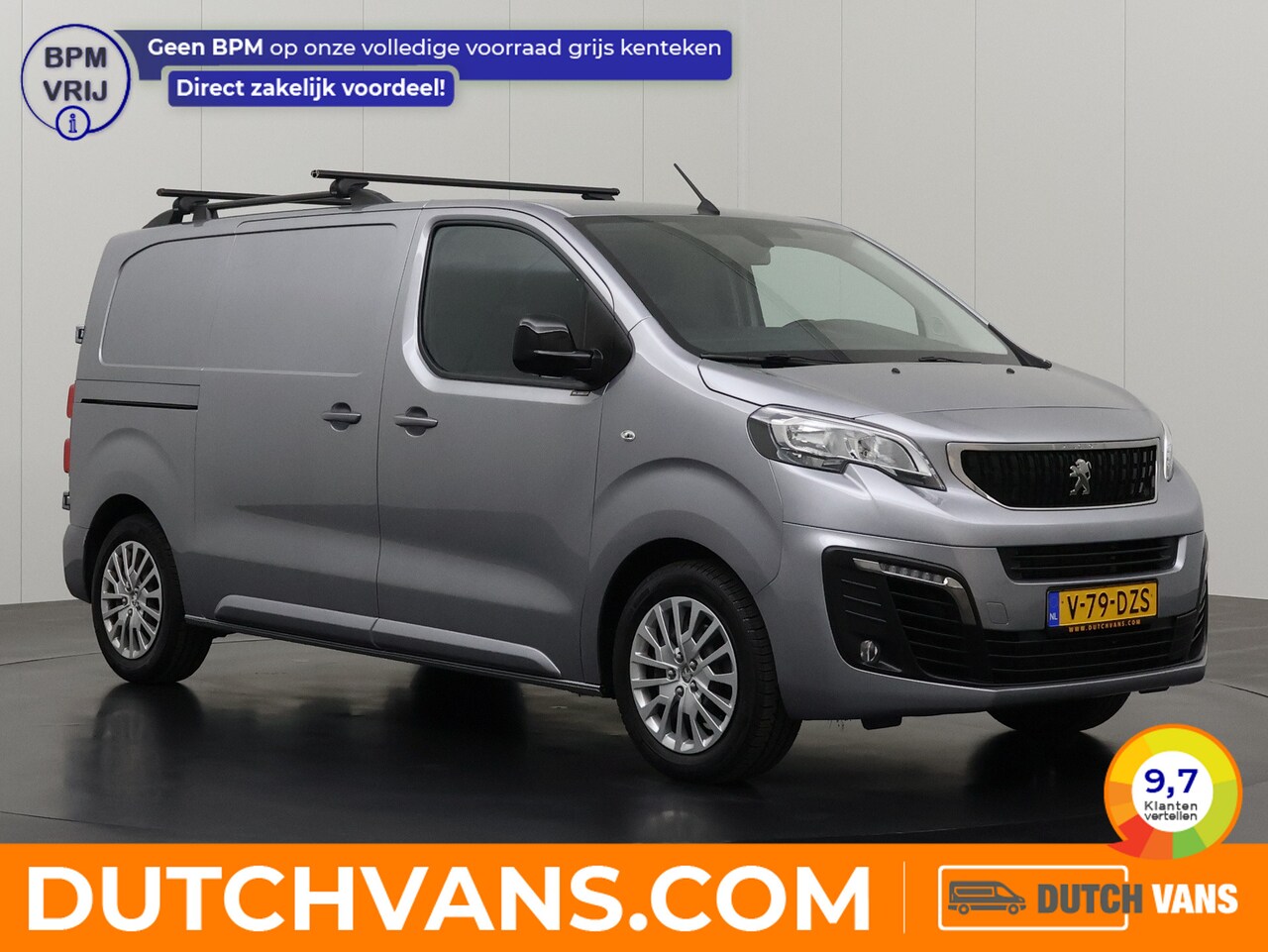 Peugeot Expert - 2.0 BlueHDI 145PK S&S Lang | Multimedia | Navigatie | Trekhaak | 3-Zit | Dakdragers - AutoWereld.nl