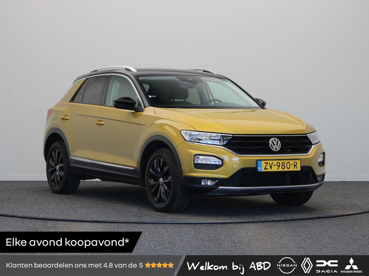 Volkswagen T-Roc - 1.0 TSI Style | verwarmde spiegels | climate control | achteruitrijcamera | cruise control - AutoWereld.nl