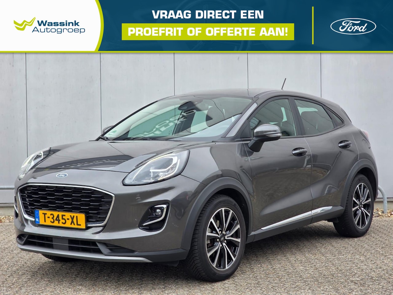 Ford Puma - 1.0 EcoBoost Hybrid Titanium Winterpack | Trekhaak | Navigatie | Lichtmetalen velgen - AutoWereld.nl