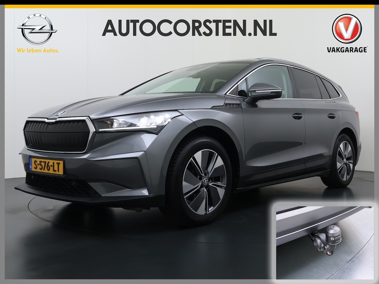 Skoda Enyaq iV - 60 PanoDak Trekhaak Navi Camera Apple Carplay Android Auto Elek.Achterklep Ecc Cruise Cont - AutoWereld.nl