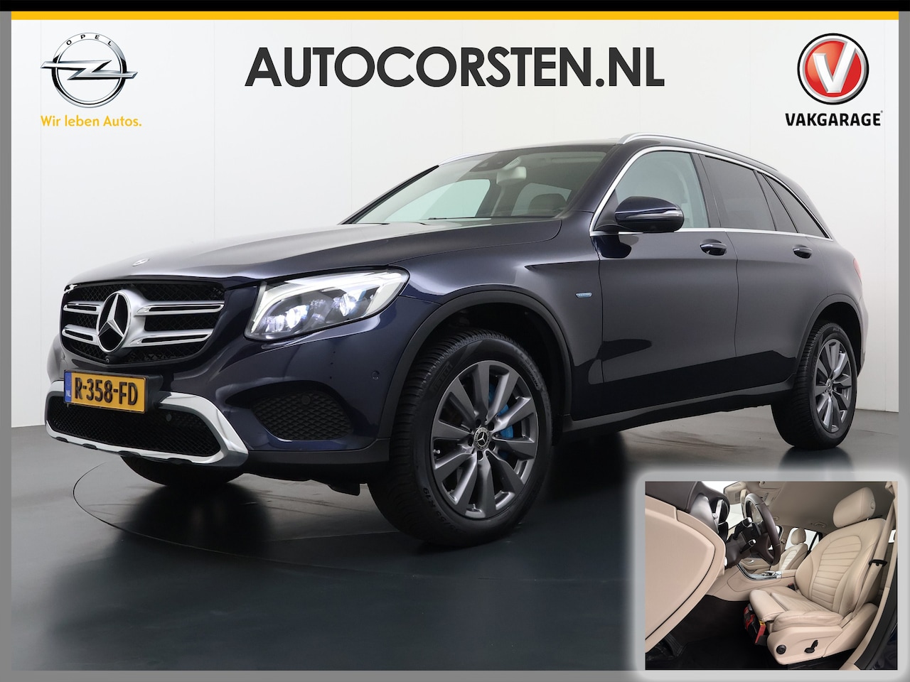 Mercedes-Benz GLC-klasse - 350e Hybrid 4MATIC Premium Plus Exclusive Burmester®-Hifi Leder+Verwarmd Trekhaak 360°Came - AutoWereld.nl