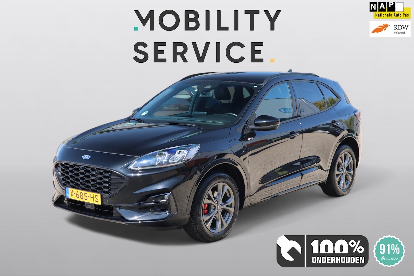 Ford Kuga - 2.5 PHEV ST-Line X SOH91% AUT Alcan Virtual Cam 100% onderhouden - AutoWereld.nl