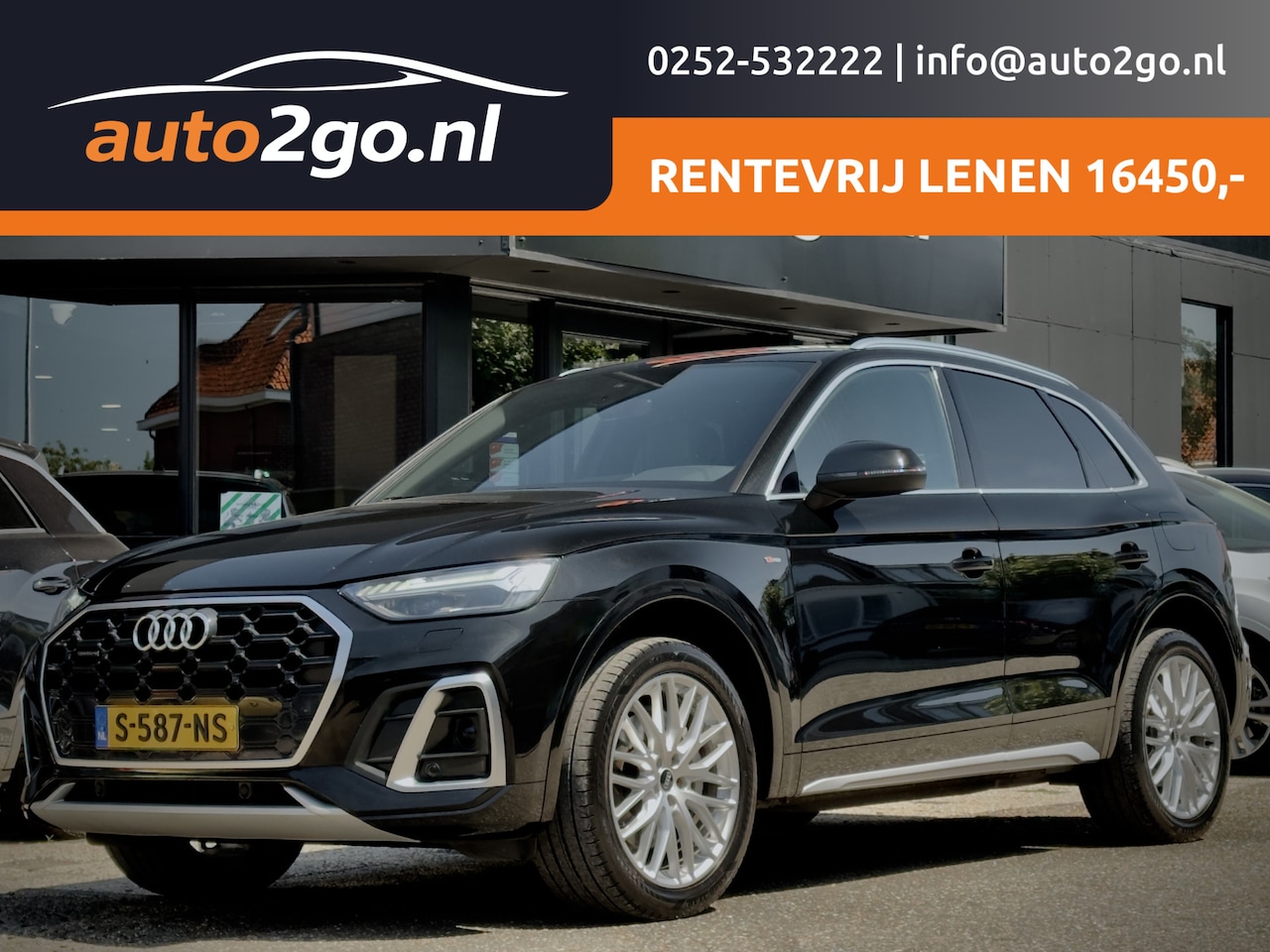 Audi Q5 - 55 TFSI e AUT7 S-LINE EDITION PANODAK LEDER NAVI CAMERA DIGI-DASH APPLE-CARPLY LED LMV PDC - AutoWereld.nl